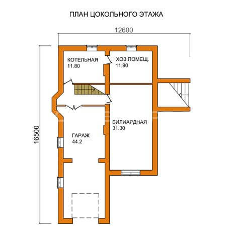 A-001-P проект оригинального дома
