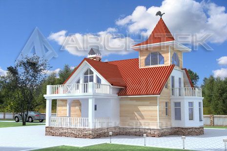 A-011-M Проект дома из несъемной опалубки Велокс «София»