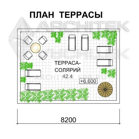 J-019-P проект современного дома из пеноблоков с плоской крышей и балконом