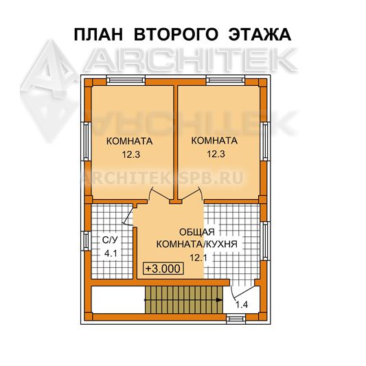 J-030-P проект гаража с жилыми комнатами