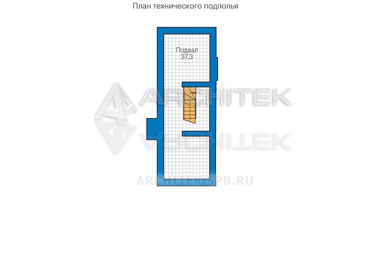 PD-033-3P Проект дома из газобетона с гаражом, мансардой, подвалом, балконом, верандой 11.5×13.6