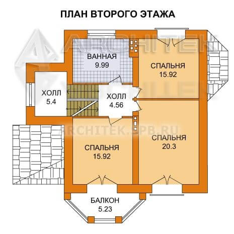 T-027-K Проект дома из кирпича с гаражом, цокольным этажом, мансардой, эркером, балконом, сауной