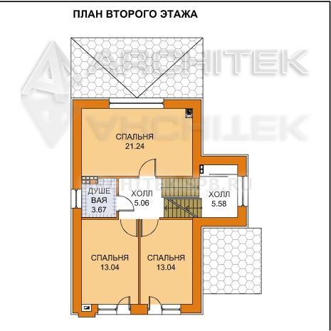 T-030-P Проект дома из пеноблоков с цокольным этажом, гаражом, мансардой, сауной, балконом 9.4×14.1