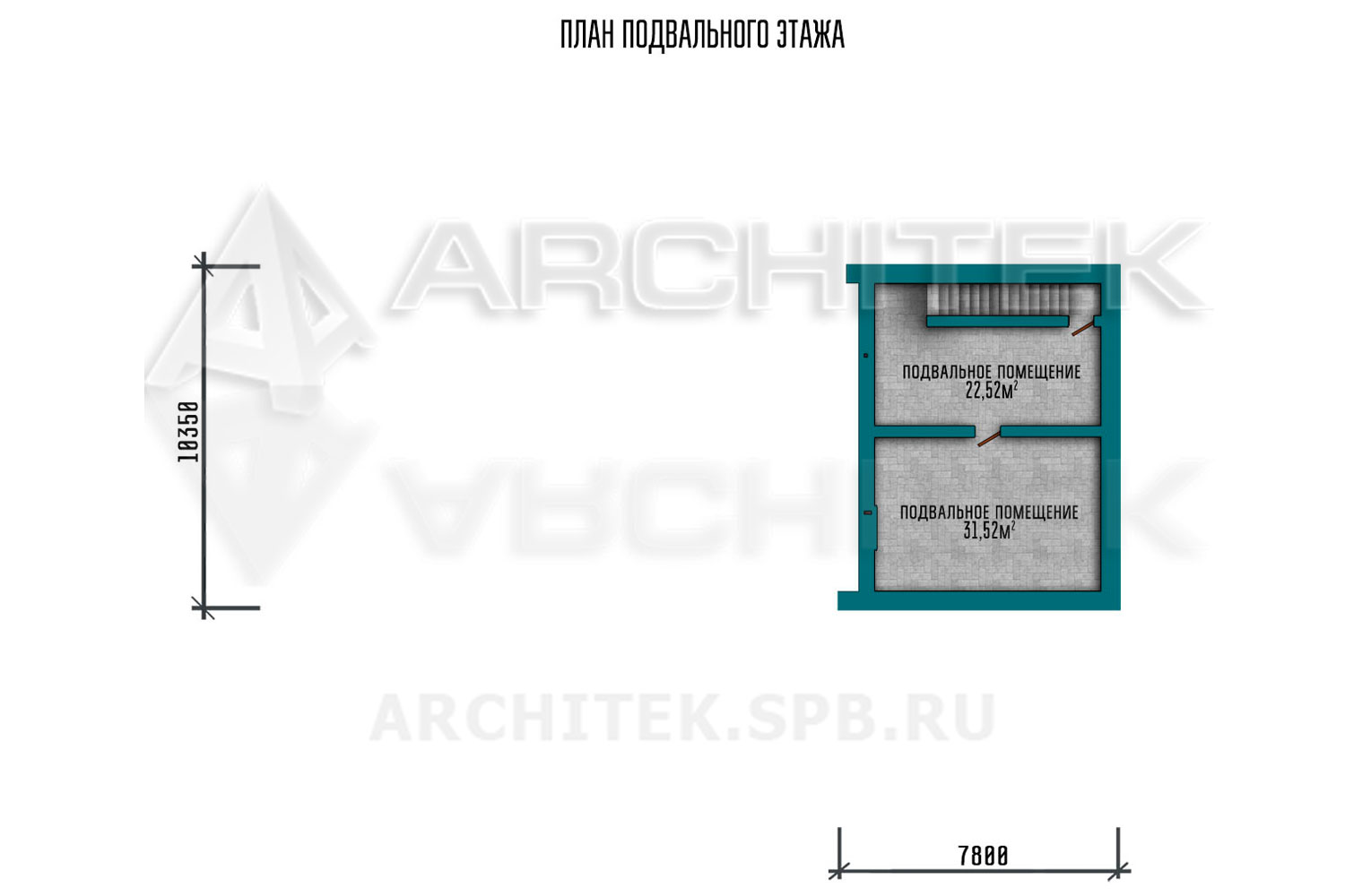 VR-284-K проект дома из керамических блоков 24.24×22 с подвалом, гаражом, террасой